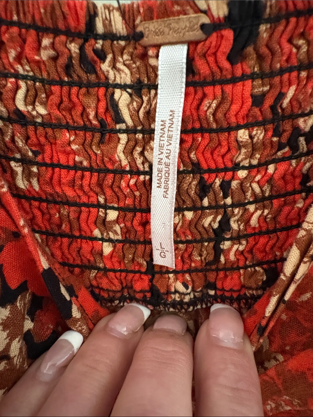 Free people pattern play mini dress L - Picture 2 of 5